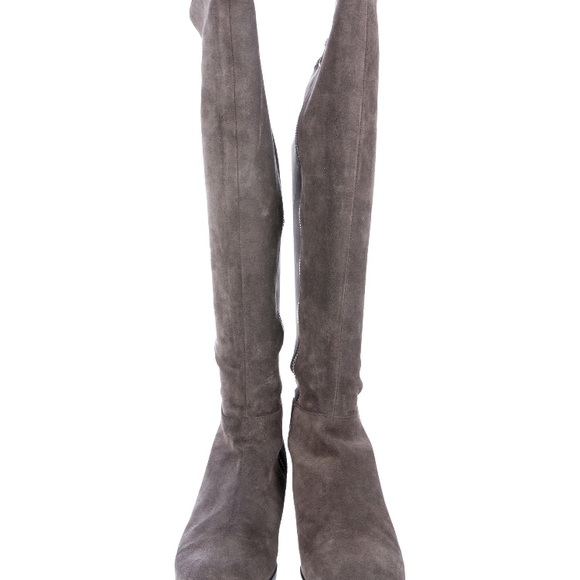 Michael Kors Suede Over the knee gray boots - Picture 3 of 4